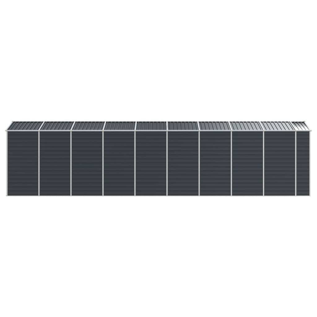 Vidaxl - Abri de jardin anthracite 191x810x198 cm acier galvanisé vidaXL 3188261 - Image 7