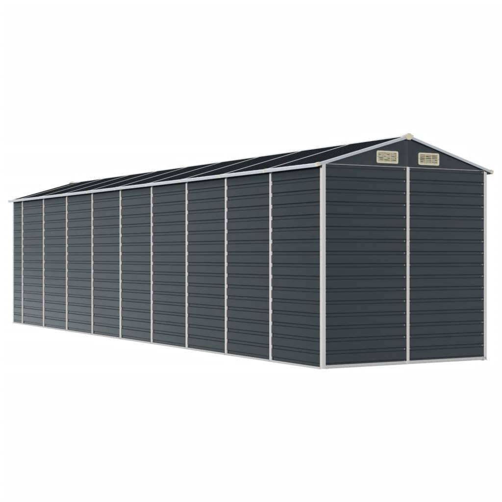 Vidaxl - Abri de jardin anthracite 191x810x198 cm acier galvanisé vidaXL 3188261 - Image 8