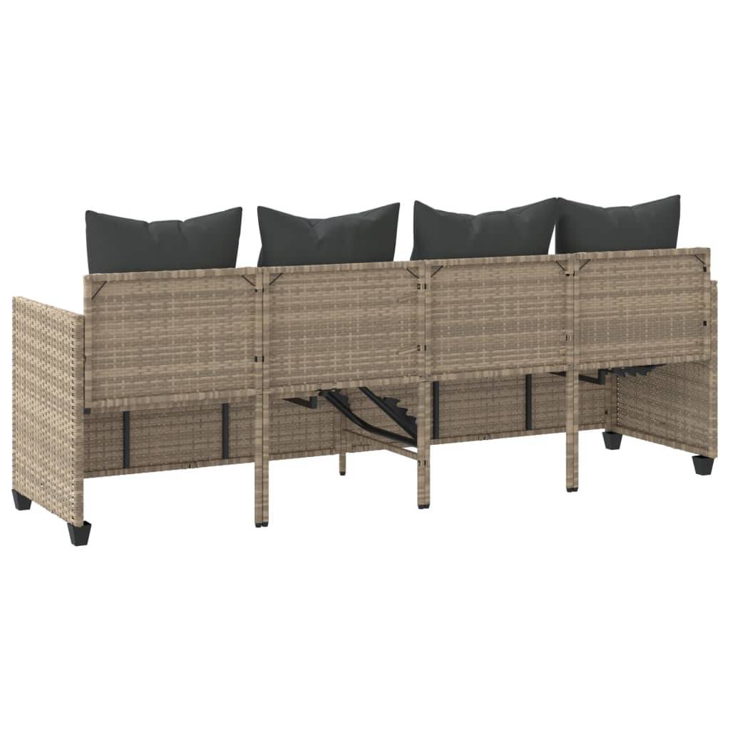 ComfortXL - Chaise de Jardin Relaxante Résine Tressée Gris Clair Ajustable – ComfortXL Outdoor Living - Image 7