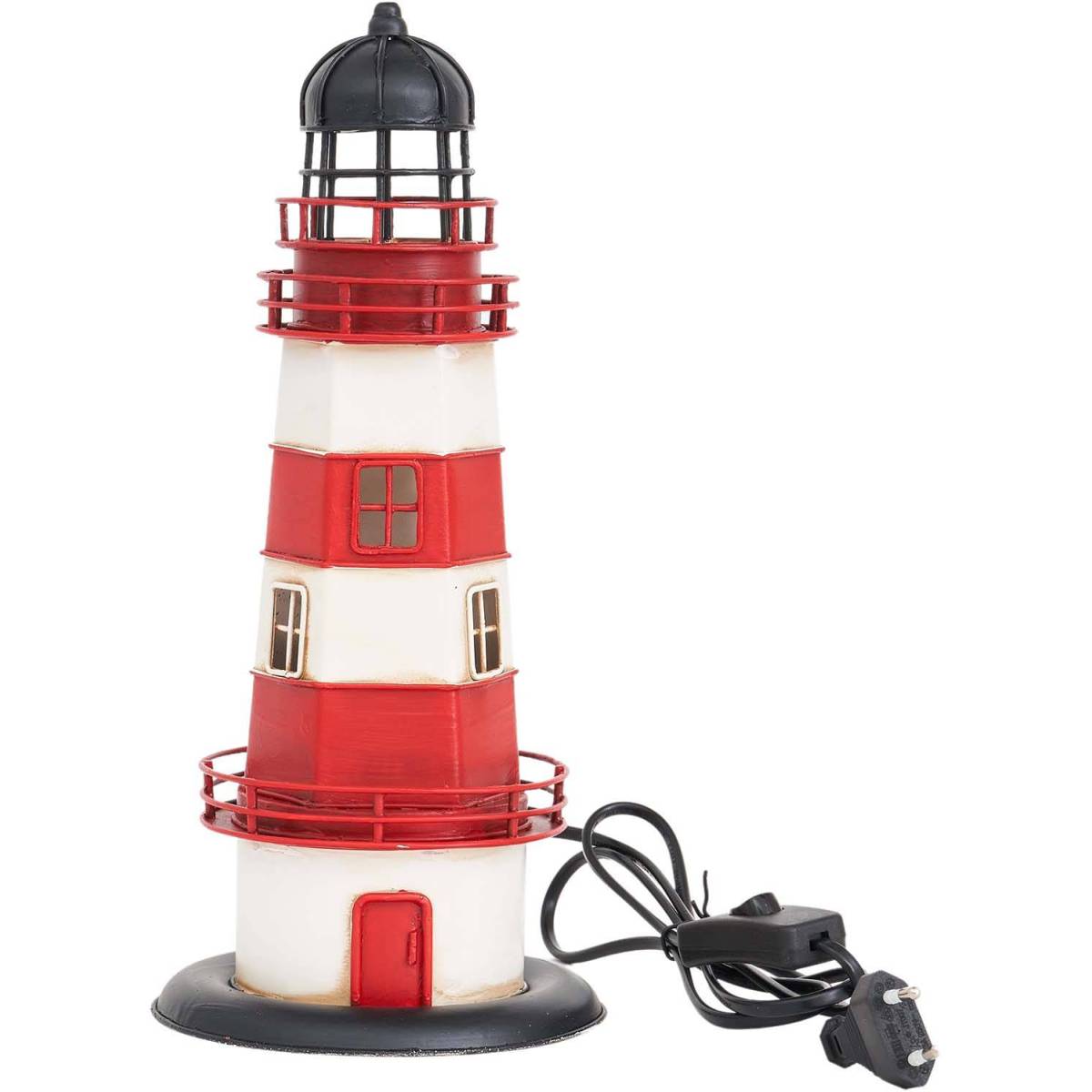 Batela - Phare en métal à led 32 cm Modèle 3 - Image 1