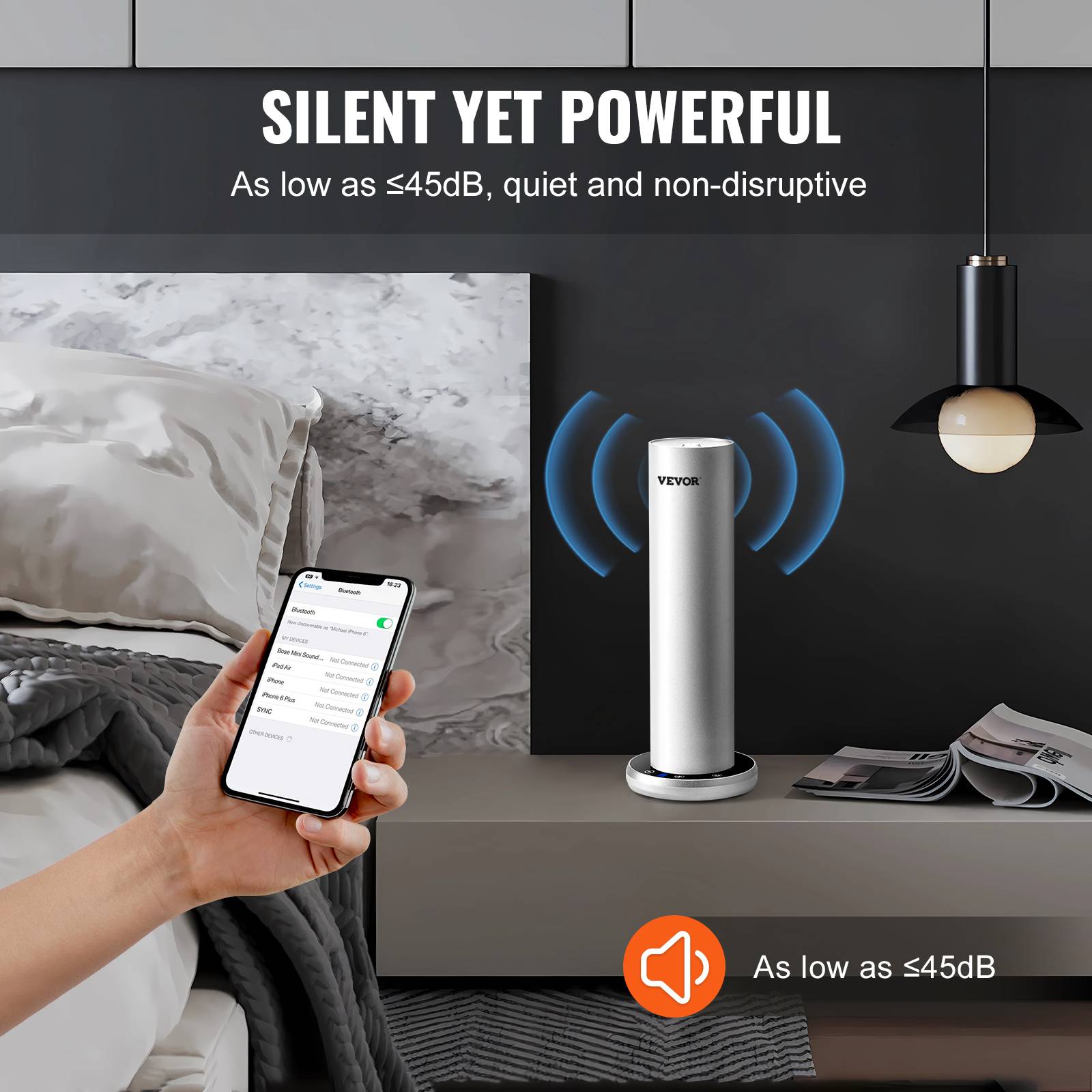 Vevor - VEVOR Scent Air Machine 120 ml Diffuseur d'air froid Bluetooth 1000 pieds carrés sans eau - Image 5