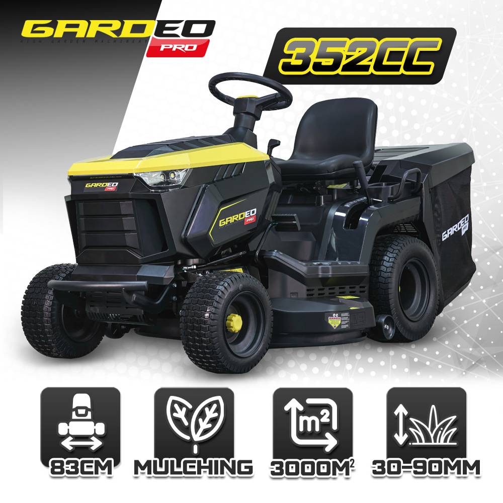 Gardeo Pro - Tracteur tondeuse 352cc - largeur de coupe 83cm - Fonction mulching - Image 2