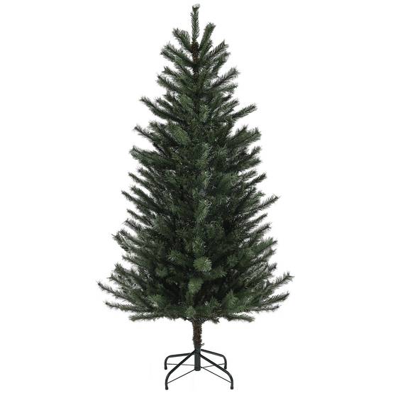 Sans Marque - Sapin Noël artificiel 180 cm support acier pliable 467 branches Vert - Image 1