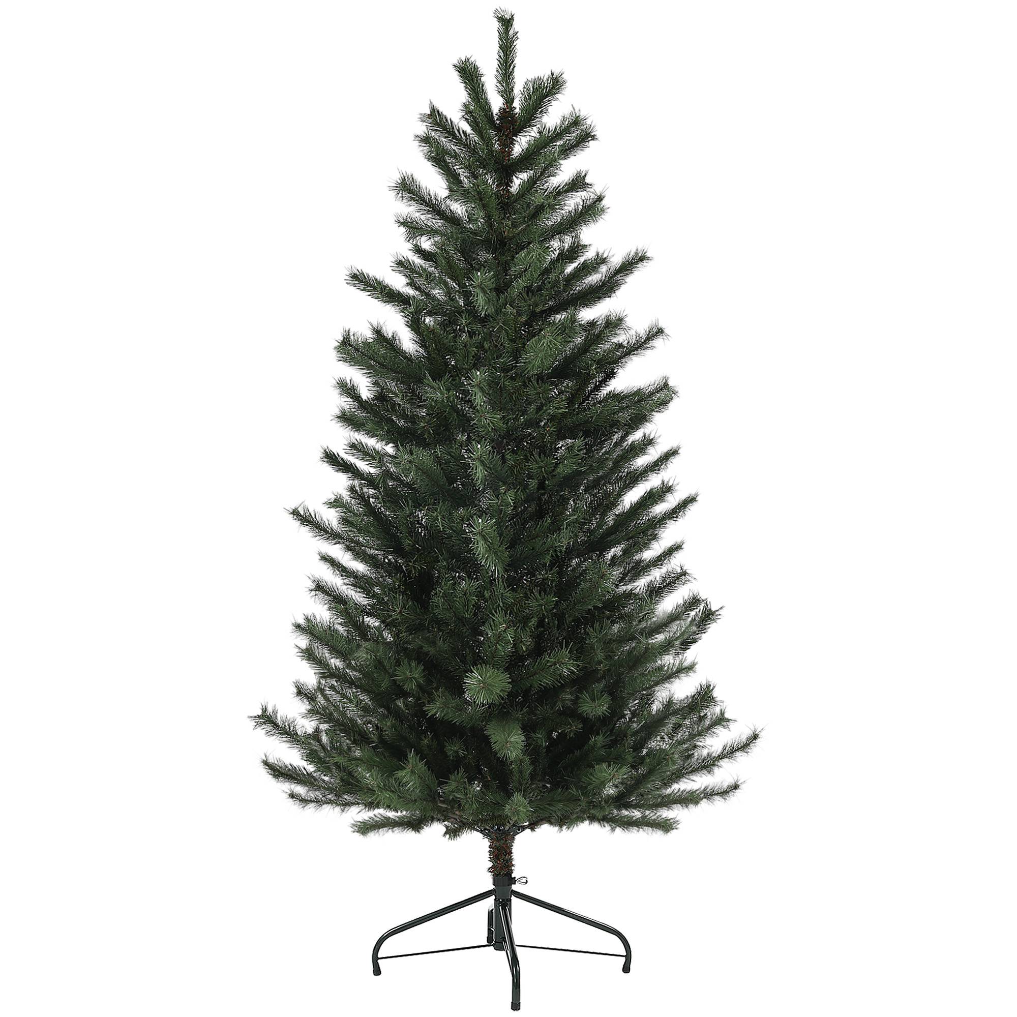 Sans Marque - Sapin Noël artificiel 180 cm support acier pliable 467 branches Vert - Image 2