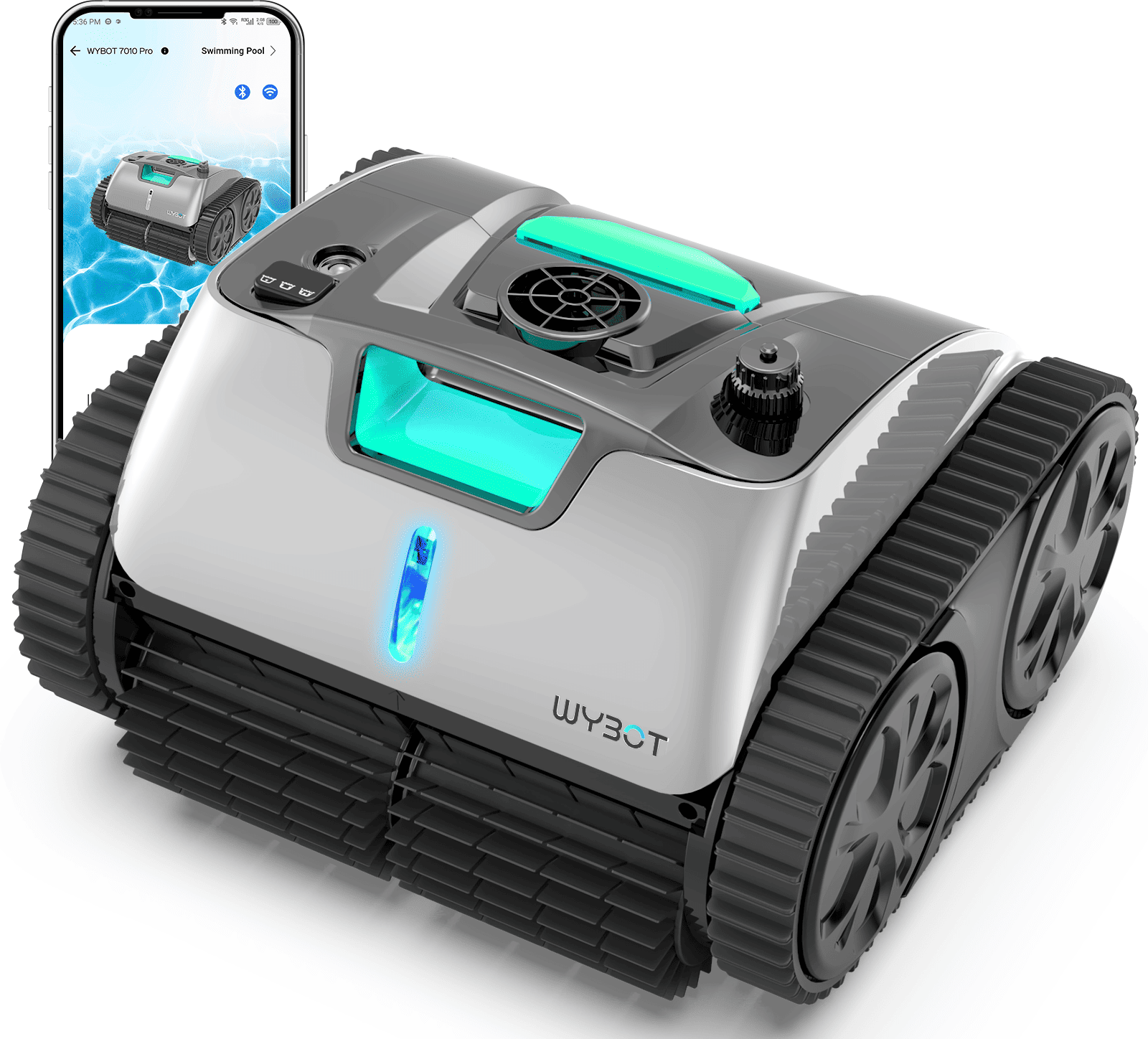 Robot Piscine sans fil Wybot C1 Pro avec application- Intelligent, Puissant et Performant - Image 1