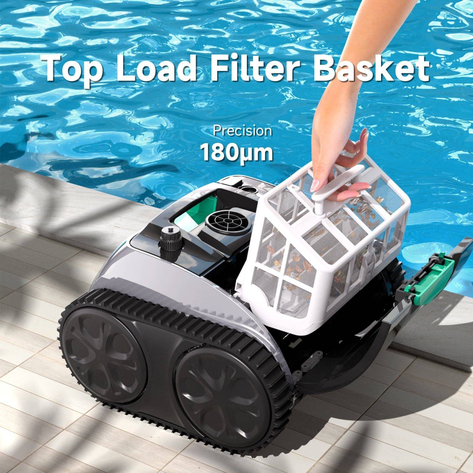 Robot Piscine sans fil Wybot C1 Pro avec application- Intelligent, Puissant et Performant - Image 5