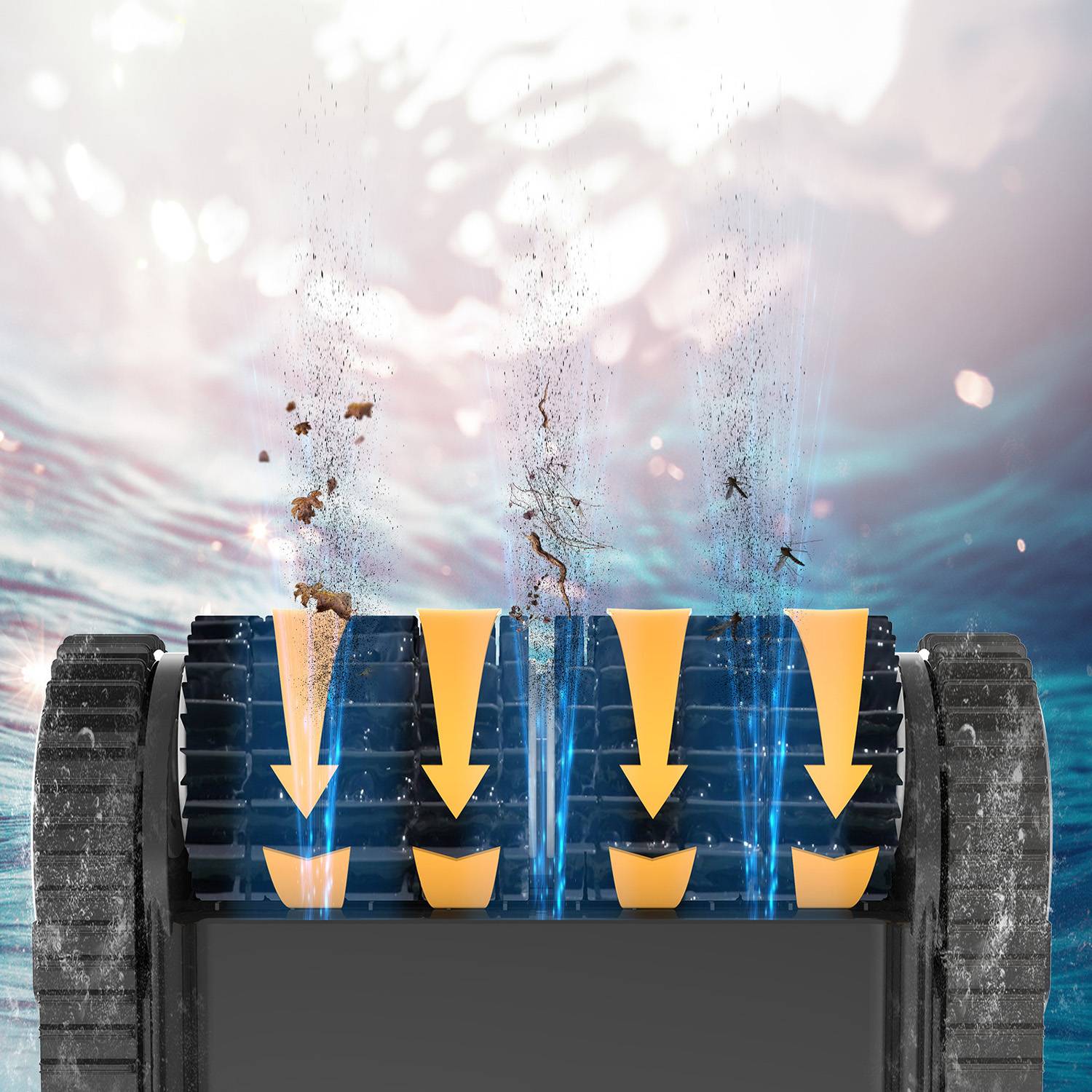 Robot Piscine sans fil Wybot C1 Pro avec application- Intelligent, Puissant et Performant - Image 6