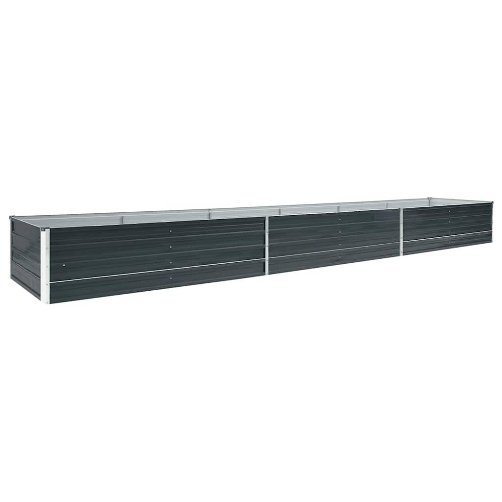 Vidaxl - Lit surélevé de jardin Acier galvanisé 480x80x45 cm Anthracite vidaXL 47067 - Image 2