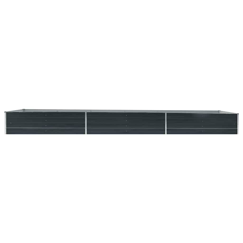 Vidaxl - Lit surélevé de jardin Acier galvanisé 480x80x45 cm Anthracite vidaXL 47067 - Image 5