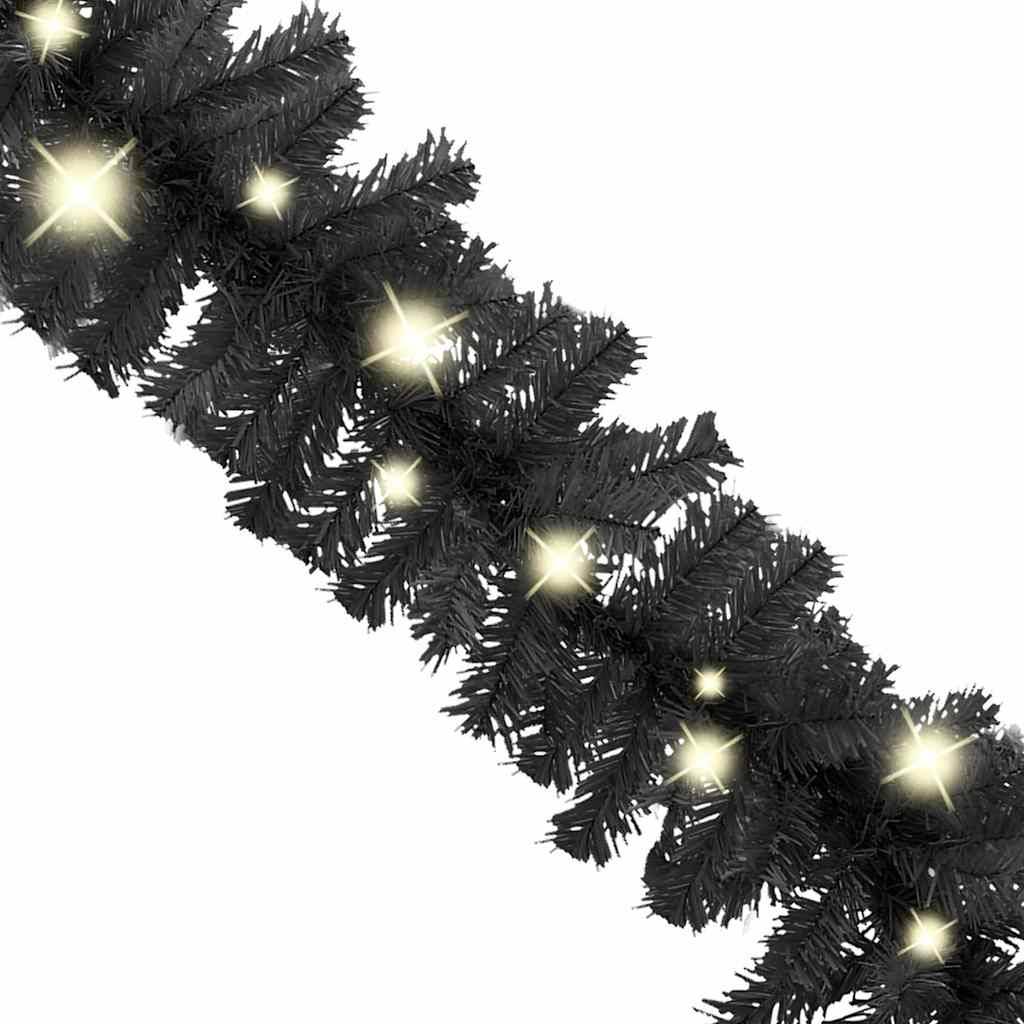 Guirlande de Noël Lumineuse PVC Décoration Fêtes 150 LED Noir 10 m – ComfortXL Outdoor Living - Image 4