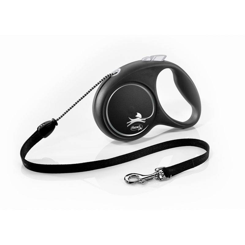 Flexi - Laisse Black Design M Cord 5m black/ silver FU22C5-251-S-SI Flexi - Image 1