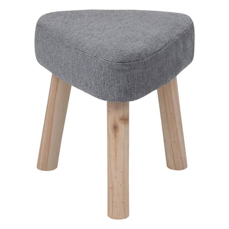 Tabouret 36 cm Thena gris Atmosphera - Image 1