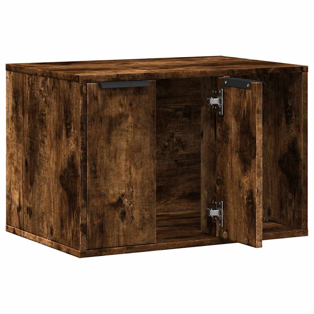 Vidaxl - Meuble de bac à litière pour chat chêne fumé bois d'ingénierie vidaXL 857728 - Image 5
