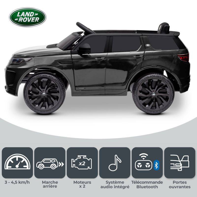 Voiture électrique SUV pour enfant Land Rover Discovery 2x 25W - marche AV/AR, Phares et Système audio LAND ROVER - Image 4
