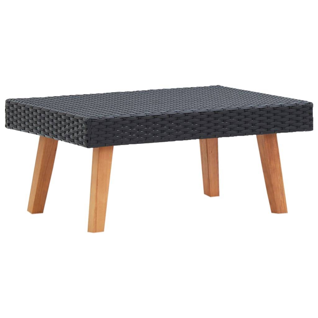 Vidaxl - Salon de jardin 3 pcs avec coussins Résine tressée Noir vidaXL 310218 - Image 7