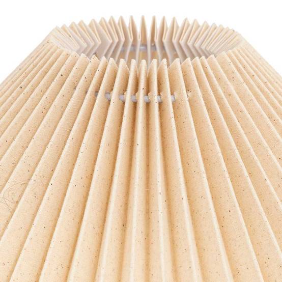 Lampe à Poser en Porcelaine "Talya" 38cm Beige - Image 2