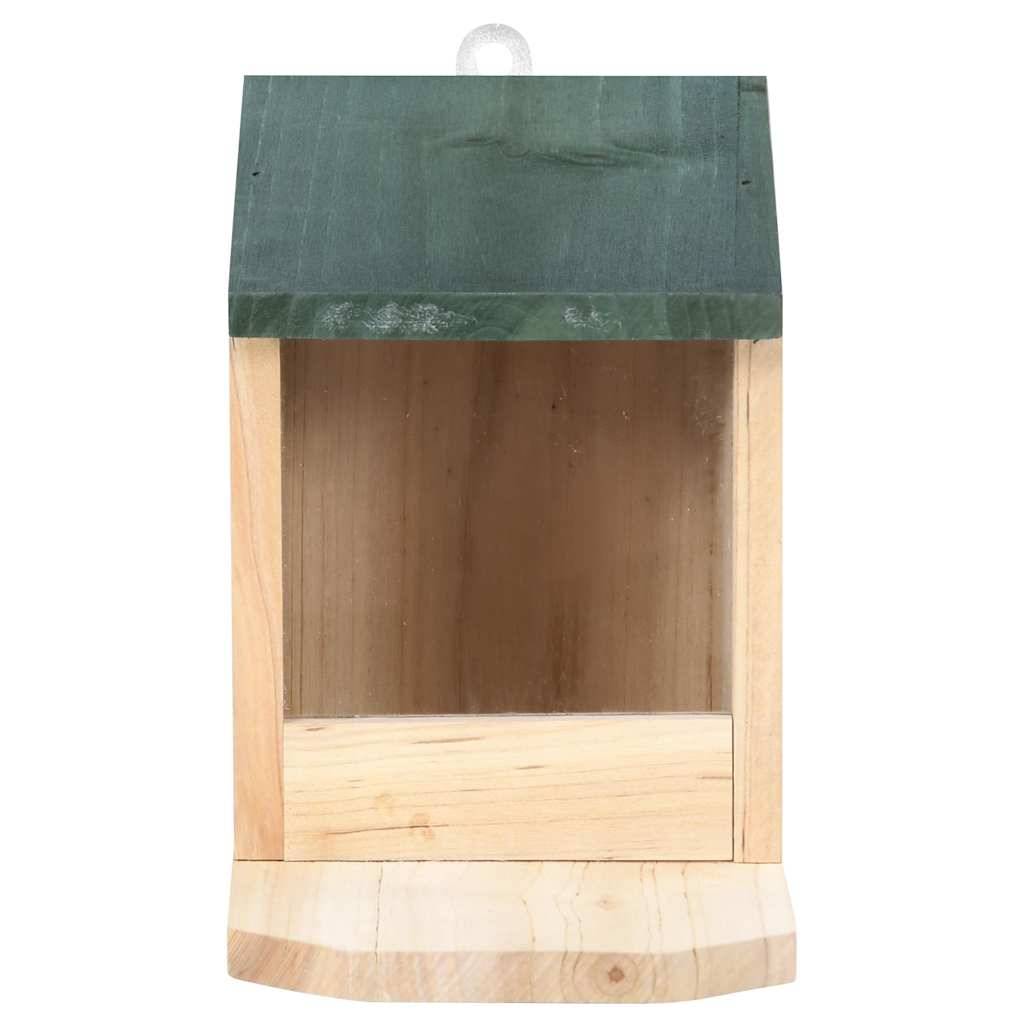 Lot de 4 Mangeoires pour Écureuils en Bois de Sapin Station d'Alimentation – ComfortXL Pet Living - Image 4
