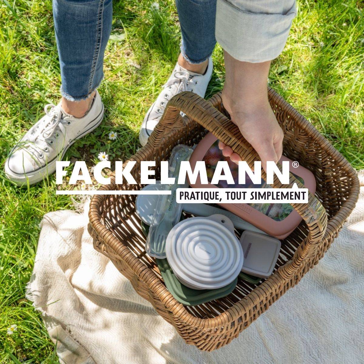Lot de 2 lunch box 1L avec 2 ustensiles de cuisine Fackelmann Storage - Image 8