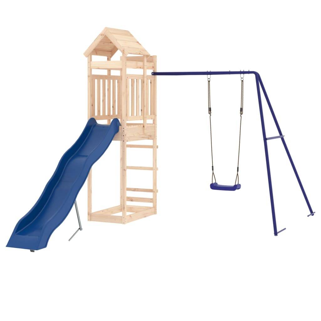 Aire de jeux d'extérieur - Jeu Plein air enfant bois de pin massif-JU1578 - Image 4