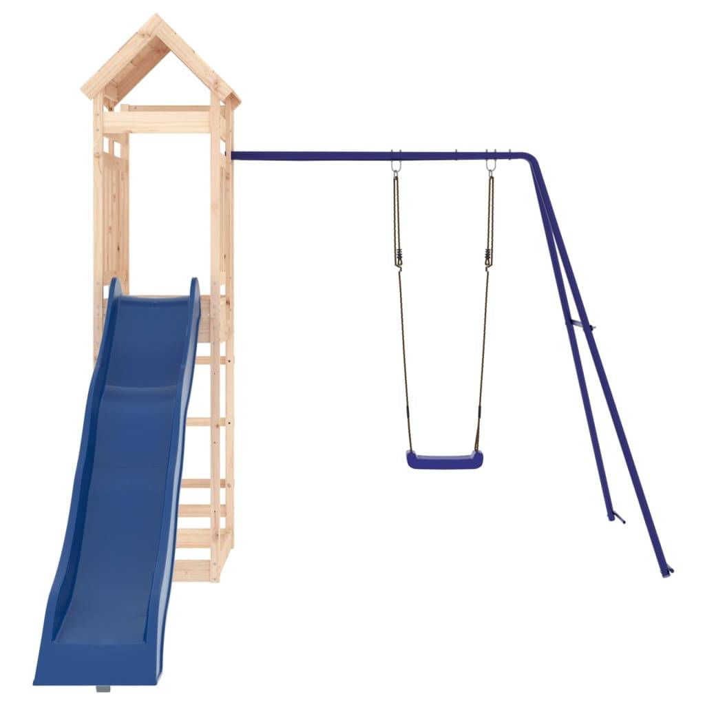 Aire de jeux d'extérieur - Jeu Plein air enfant bois de pin massif-JU1578 - Image 3
