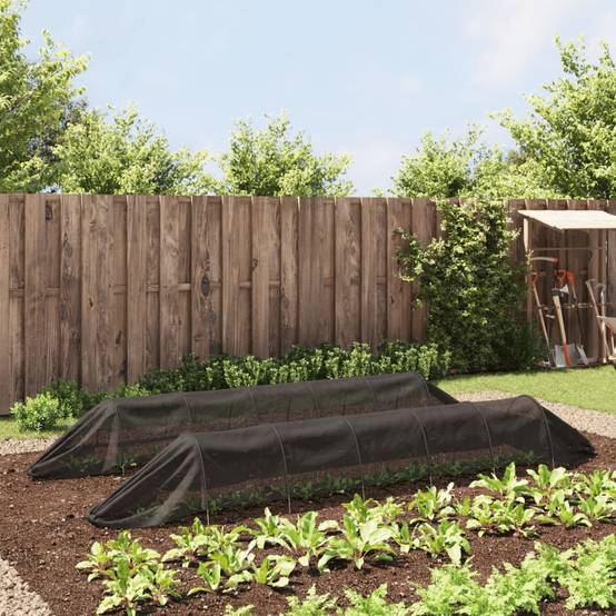 Lot de 2 Tunnels de Forçage Acier et Filet PE pour Potager Protection Cultures - ComfortXL Outdoor Living - Image 3