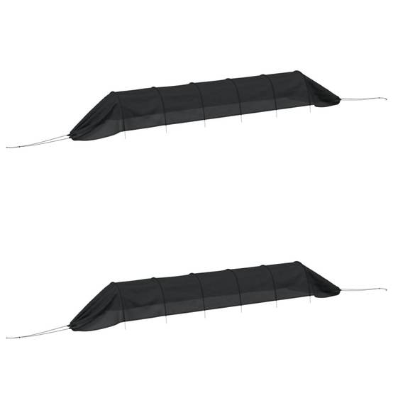 Lot de 2 Tunnels de Forçage Acier et Filet PE pour Potager Protection Cultures - ComfortXL Outdoor Living - Image 2