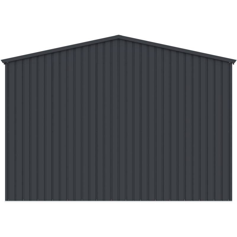 Garage métal 17,31m² anthracite porte enroulable aluminium X-Metal - Image 6