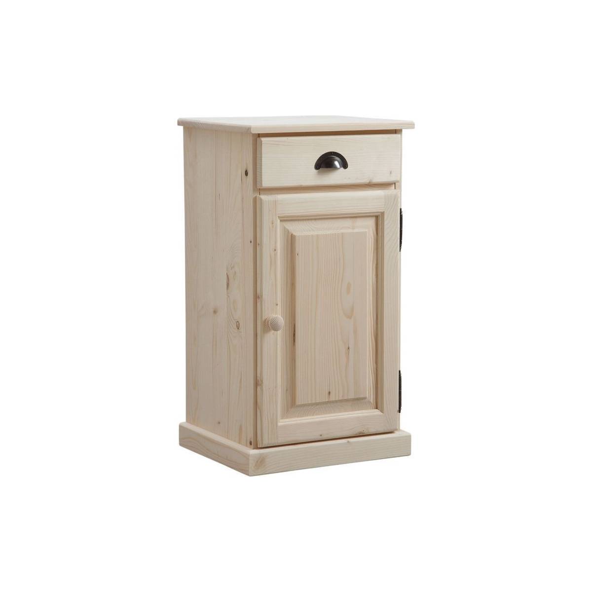Aubry Gaspard - Confiturier en bois brut 1 tiroir 1 porte - Image 1