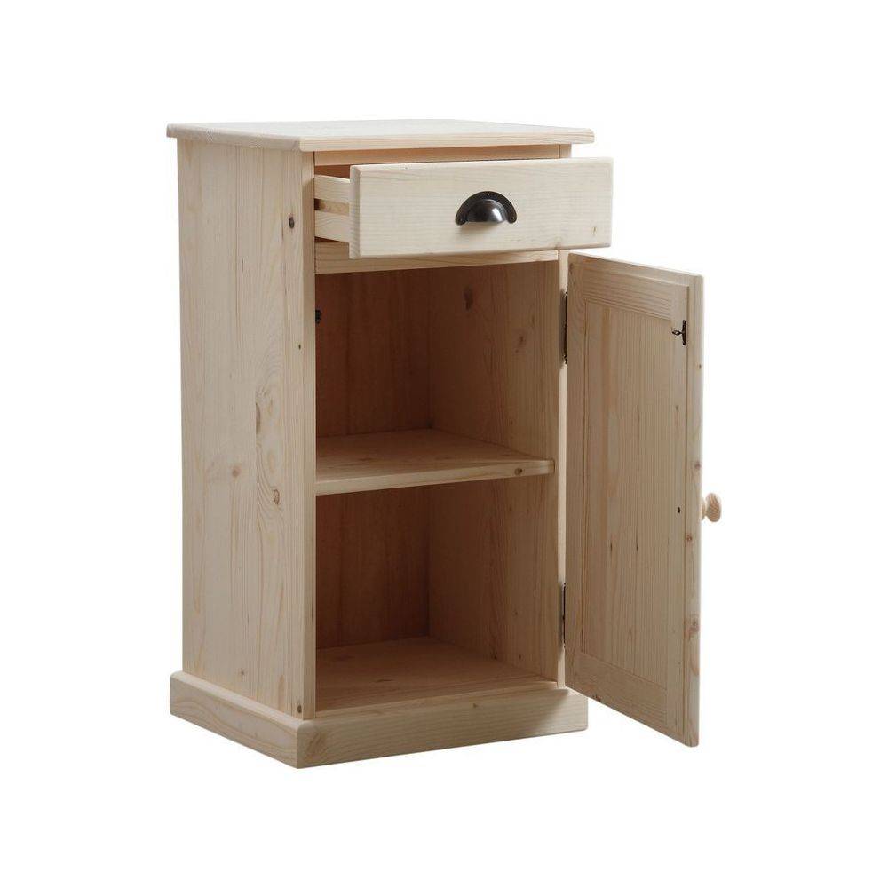 Aubry Gaspard - Confiturier en bois brut 1 tiroir 1 porte - Image 4