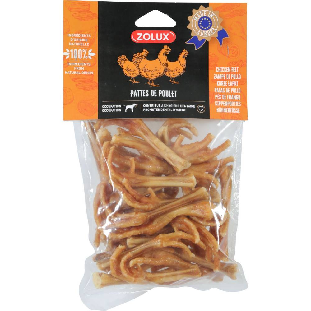 Zolux - Pattes de poulet 500 g friandises pour chien - Image 1