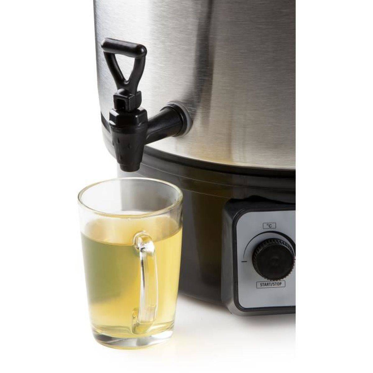 Stérilisateur de bocaux électrique 27 L 2000 W avec LCD jusqu’à 100°C et minuteur 120 min - DOMO - Image 6