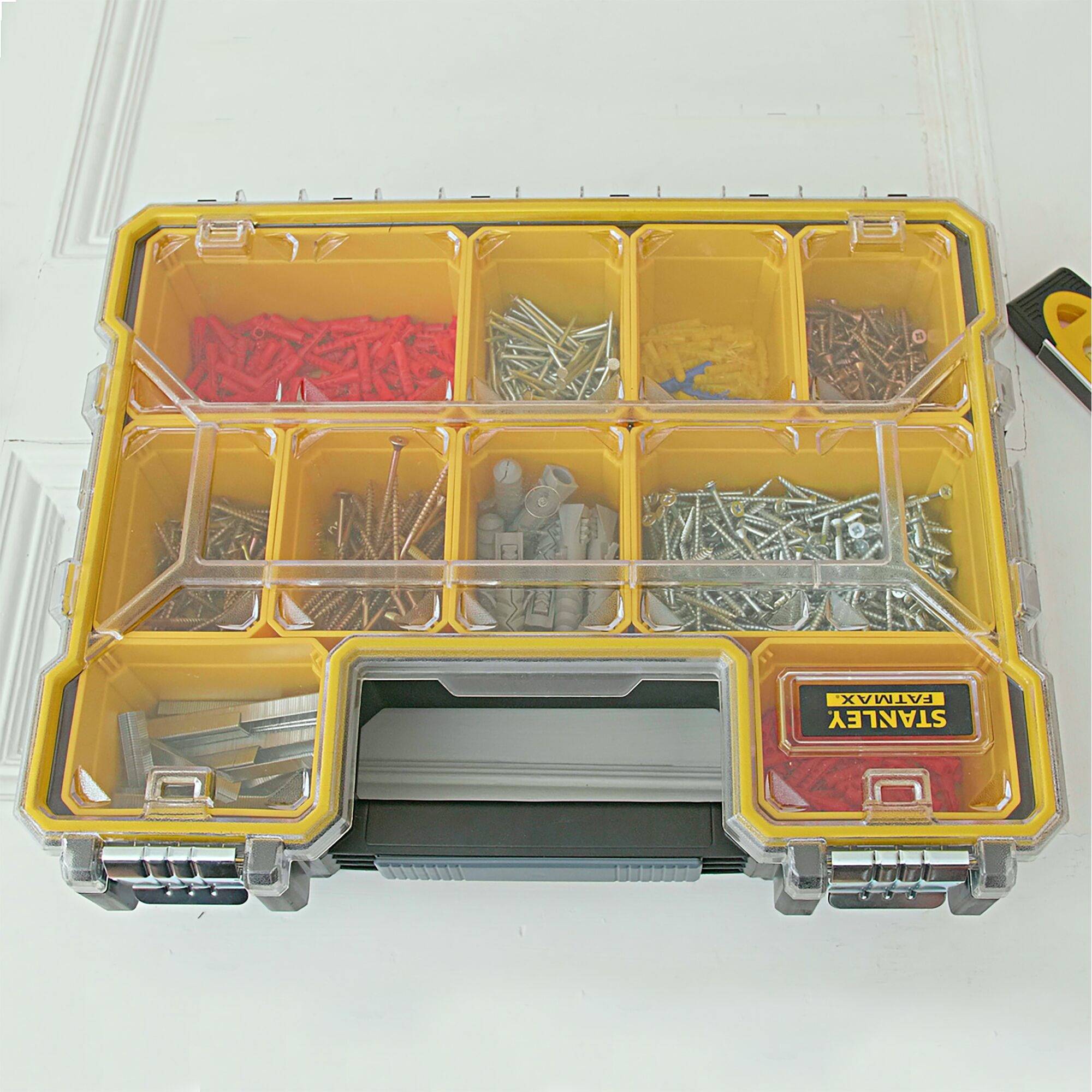 stanley - STANLEY Fatmax Lot de 2 organiseurs étanches - 10 compartiments amovibles, charge 8kg - Image 6