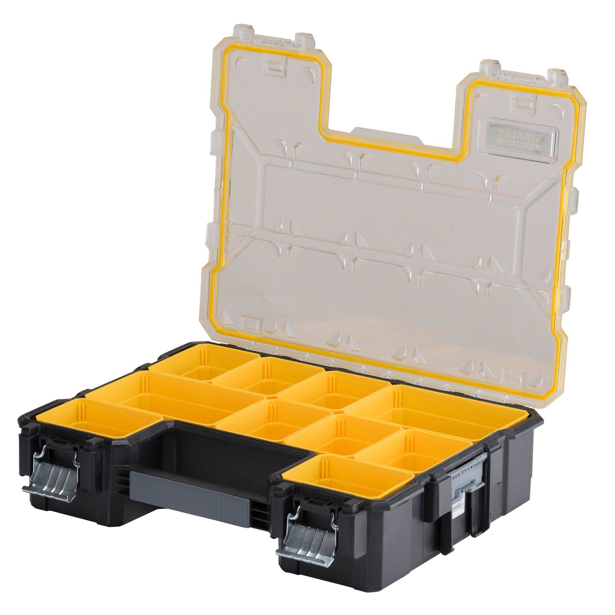stanley - STANLEY Fatmax Lot de 2 organiseurs étanches - 10 compartiments amovibles, charge 8kg - Image 2