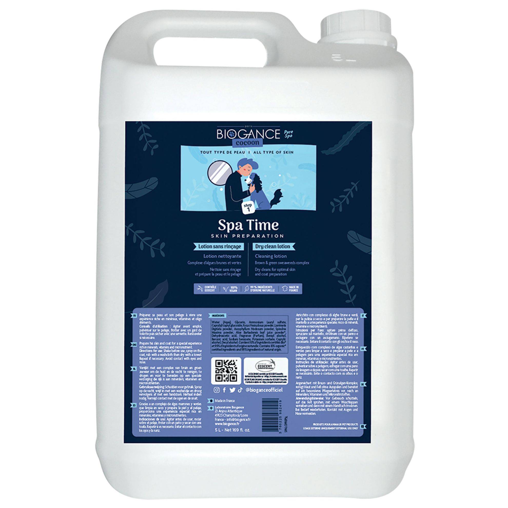 Biogance - Step 1 : Lotion de préparation sans rinçage : 5L BIOGANCE