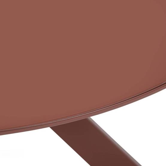 Hesperide - Table de jardin 6 places Oryon D130cm acajou - Hespéride - Image 7