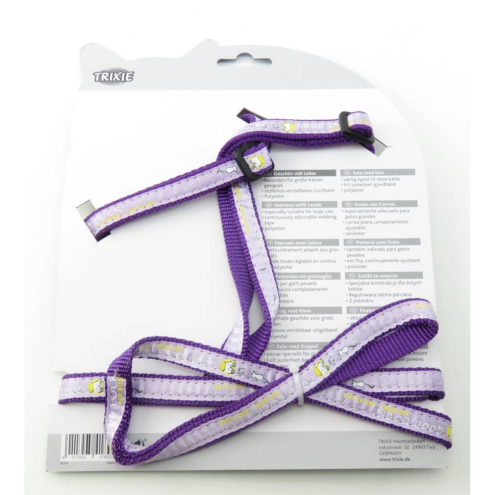 Trixie - Harnais XXL avec laisse pour grand chat 34-57 cm/13 mm couleur aléatoire - Image 7