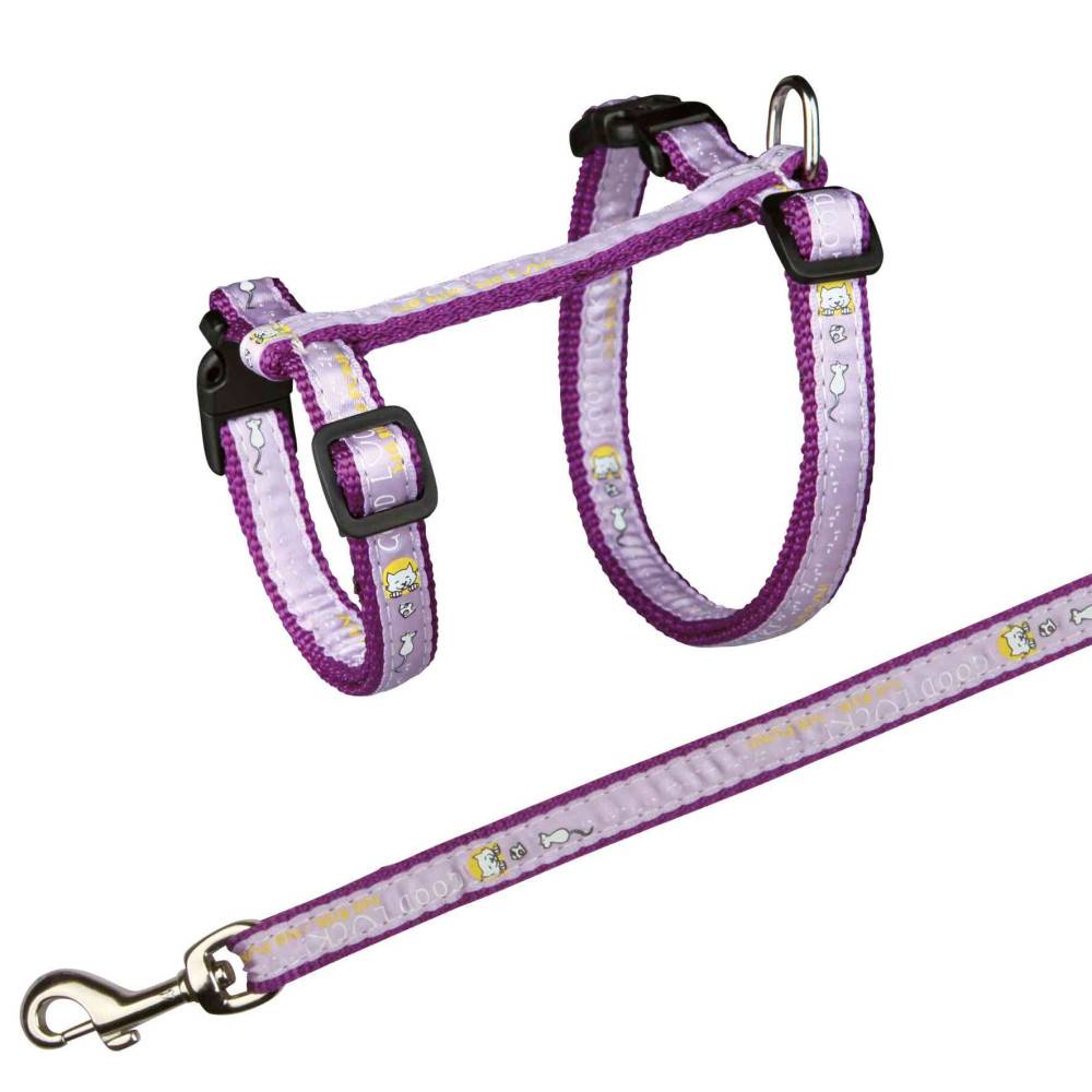 Trixie - Harnais XXL avec laisse pour grand chat 34-57 cm/13 mm couleur aléatoire - Image 2