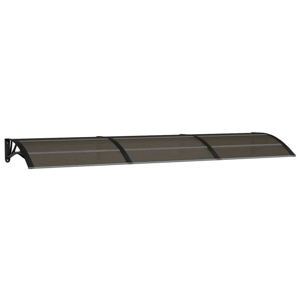 Store banne | Auvent de porte Noir 300x75 cm Polycarbonate Maison Chic - Image 1