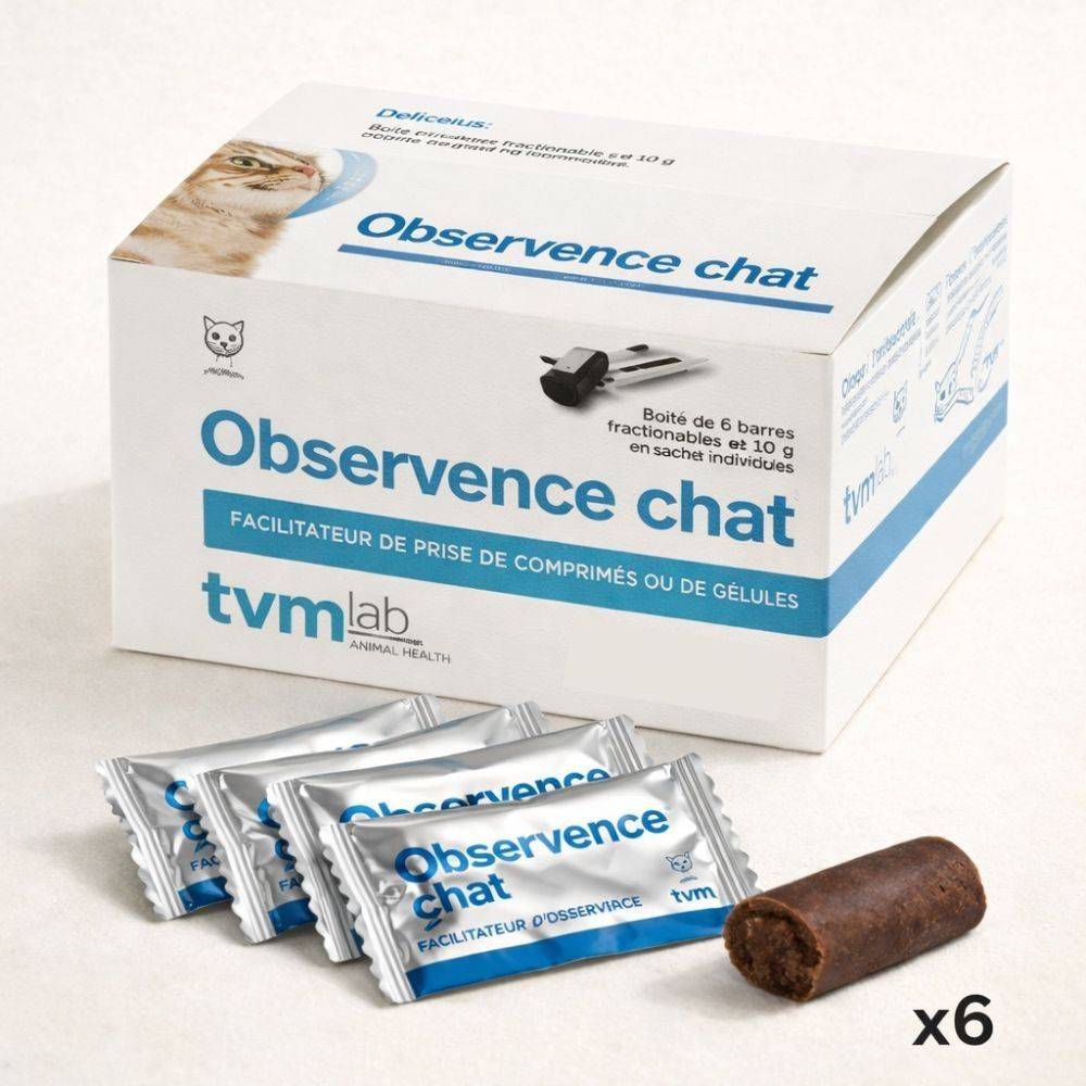 Observence Chat – Friandise pour Donner un Comprimé (6 x 10 g) 6*10 g - Image 1