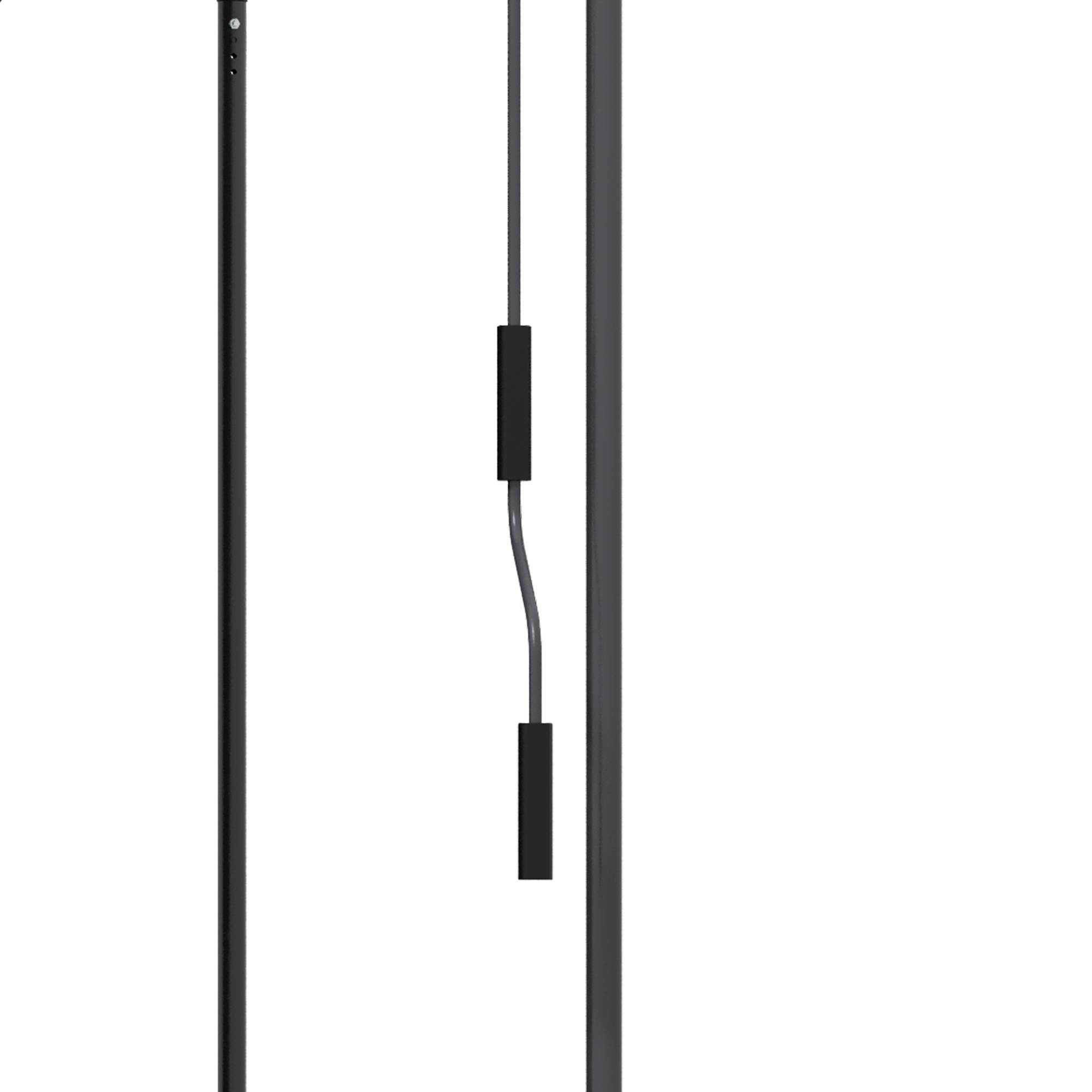 Store banne rétractable manuel à manivelle 200 x 120 x 210-300 cm, hauteur réglable, imperméable et anti-UV, gris foncé - Image 10