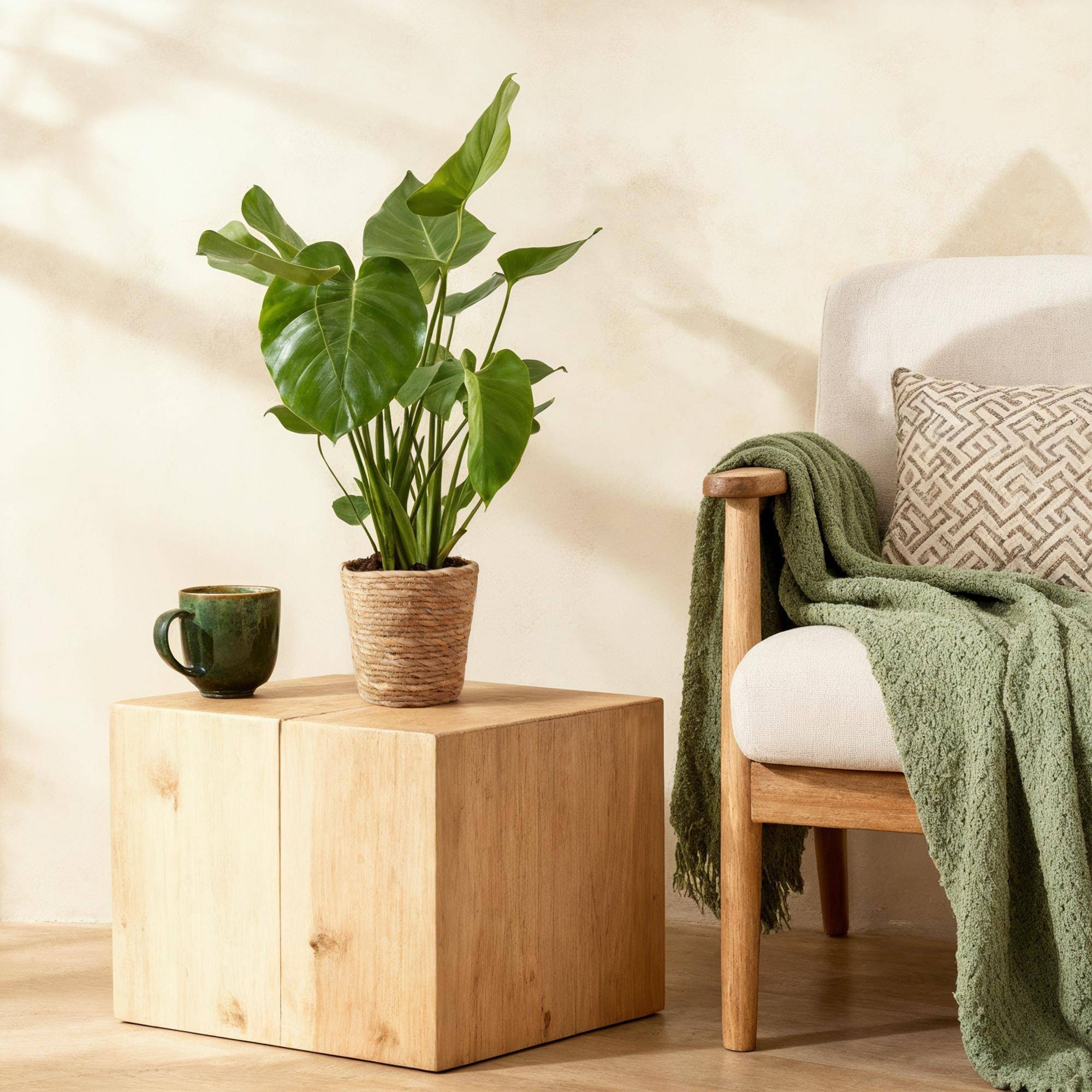 Monstera Deliciosa - Pot de 21cm - Panier - Plantes d'intérieur - Image 4