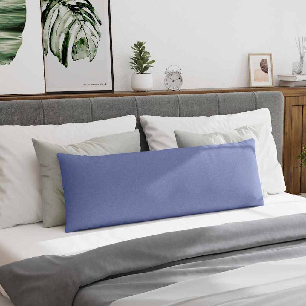 Coussins de Canapé (x2) Tissu Déhoussable Housse Lavable pour Salon Bleu 120x40 cm – ComfortXL Outdoor Living - Image 4