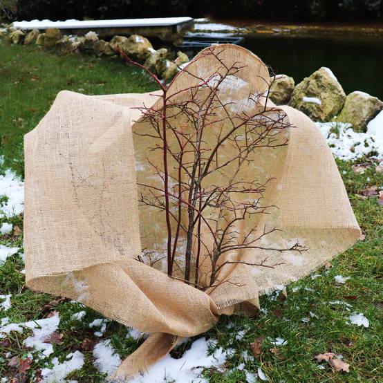 5m x 1m tissu de jute 215g/m² tapis de jute jute de jardin tissu de jute toile de jute ruban de jute - Image 6