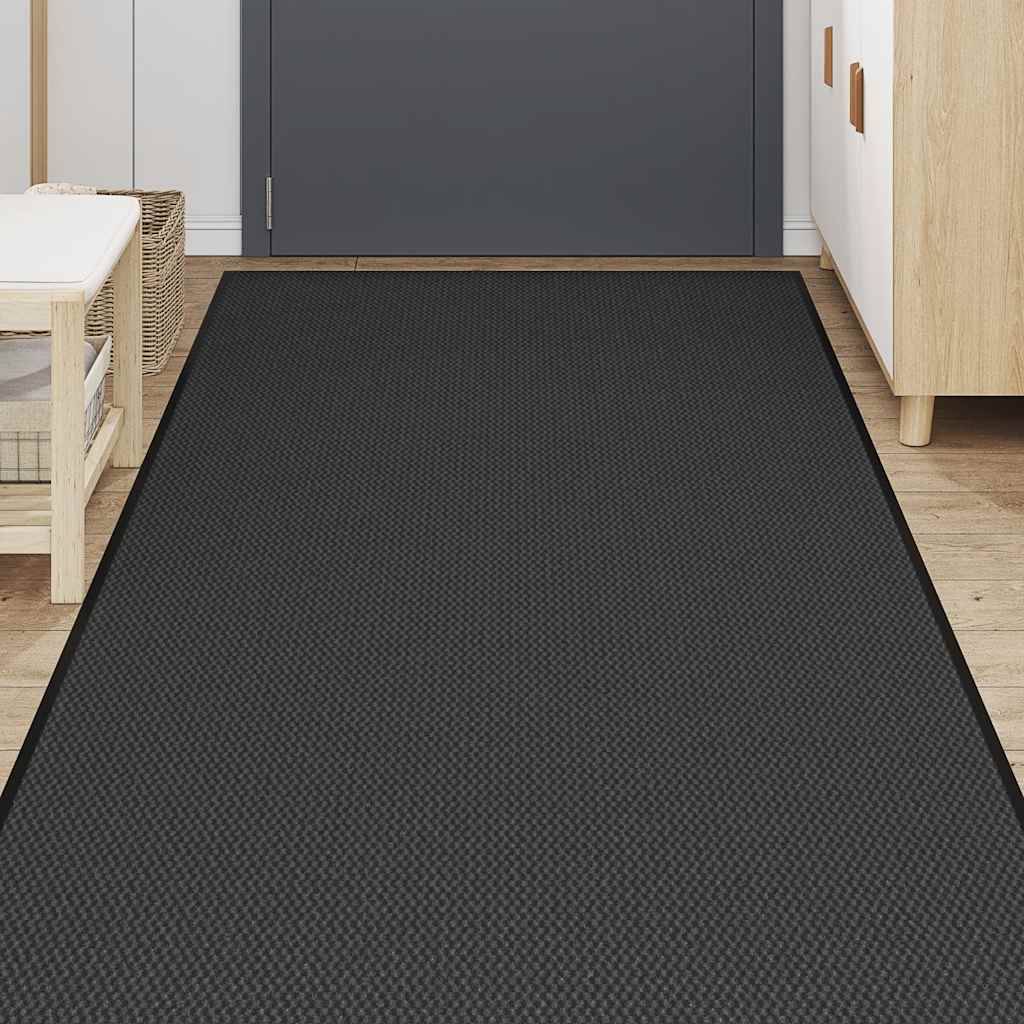Paillasson - tapis de porte - tapis d'entrée noir 115x300 cm - Image 3