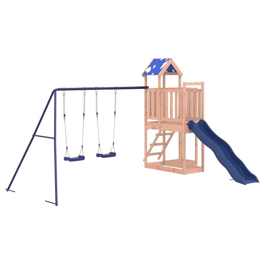 Aire de jeux d'extérieur - Jeu Plein air enfant bois massif de douglas rj43 - Image 1