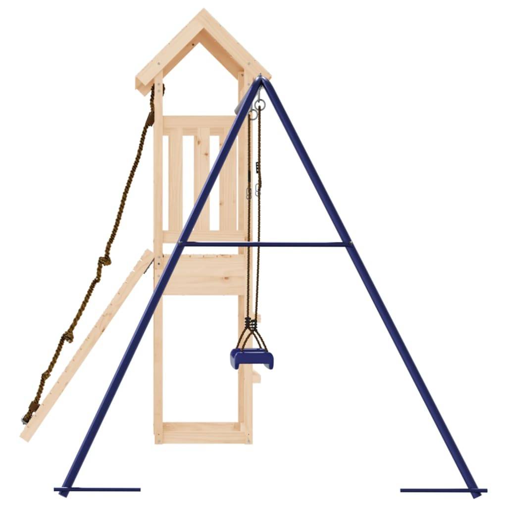 Helloshop26 - Aire de jeux d'extérieur balançoires portiques robuste jeux jardin 238 x 196 x 207 cm bois de pin massif - Image 5