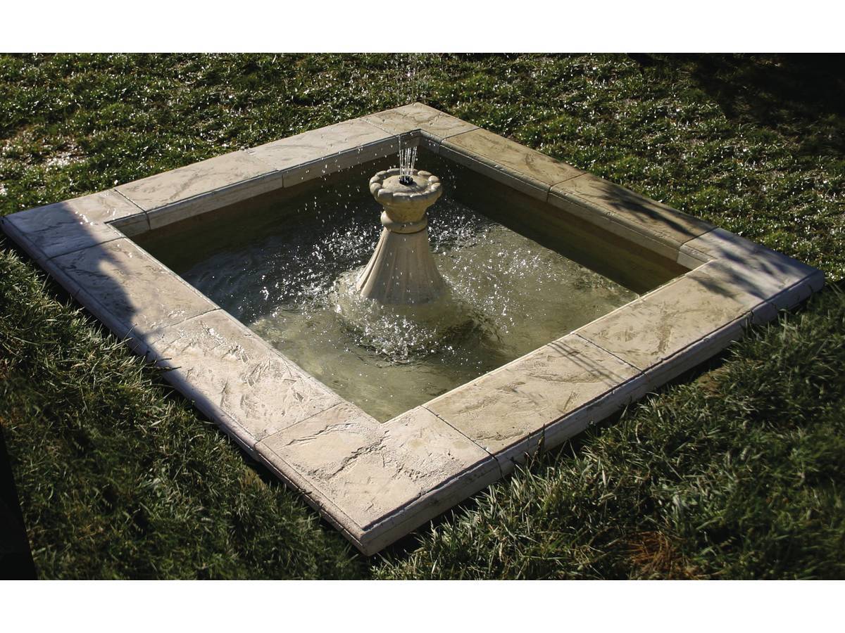 Bassin Carré "eden" - 170 X 170 Cm -habitat Et Jardin - Image 2