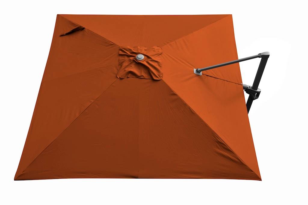 Proloisirs - Toile Parasol Mat Déporté NH 3x3/8 Polyester 210gr SD - Sienne PROLOISIRS