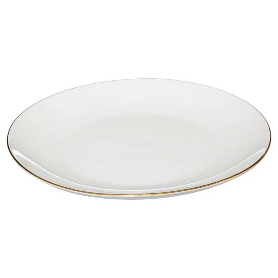 Lot de 6 Assiettes Plates "Petit Salon" 27cm Blanc - Image 2