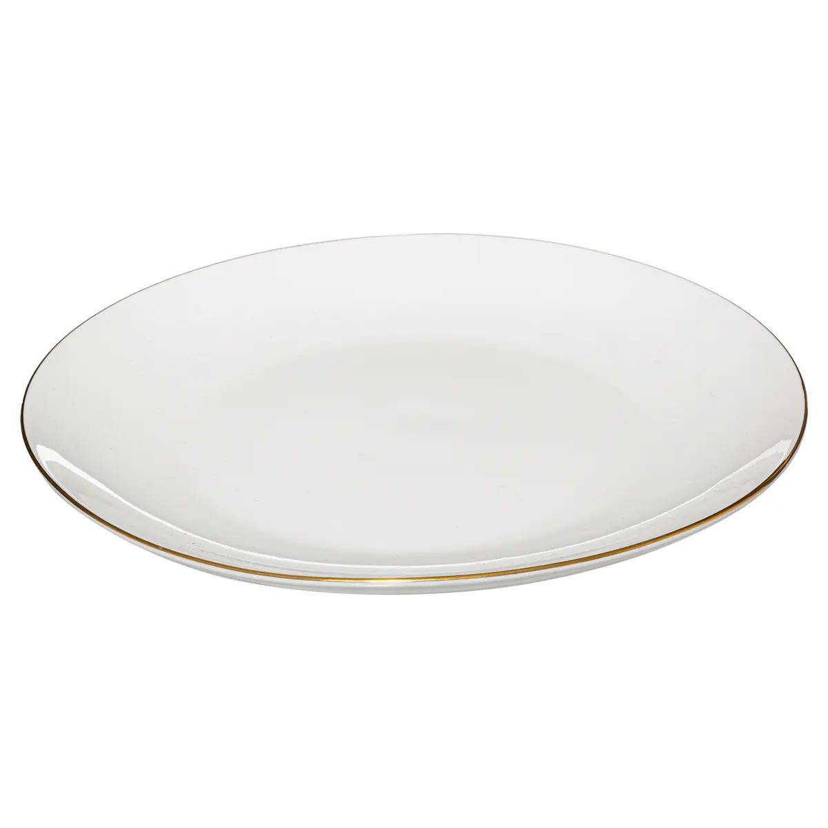 Lot de 6 Assiettes Plates "Petit Salon" 27cm Blanc - Image 2